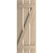 Ekena Millwork Rustic Three Board Spaced Board-n-Batten Rough Sawn Faux Wood Shutters w/Z-Board, 17 1/2W x 78H, PR SHUBSZ17X78RSPR - alternate 6